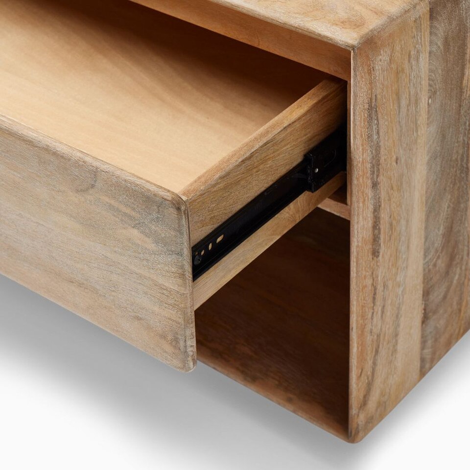 Anton Solid Wood Storage Coffee Table West Elm UK